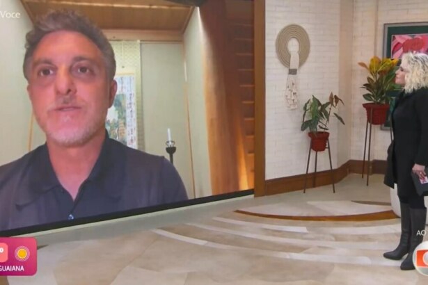 Luciano Huck e Ana Maria Braga prestando homenagem a Preta Gil no Mais Você