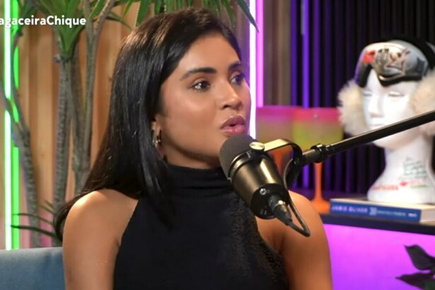 Mileide Mihaile, falando sobre Safadão e filho, em trecho de entrevista ao podcast Bagaceira Chique