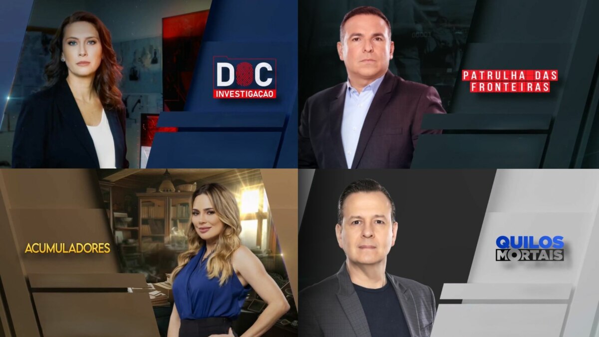 DOC Investigação, Patrulha das Fronteiras, Acumuladores e Quilos Mortais em montagem na nova programação da RECORD