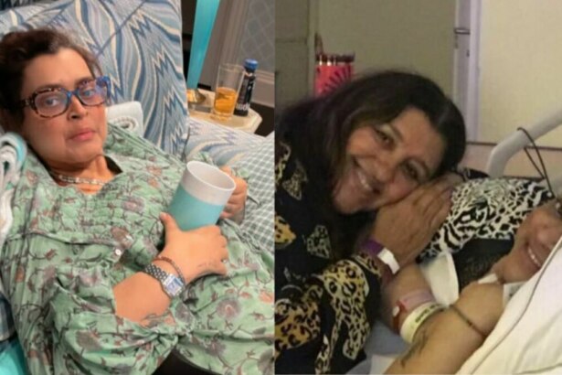 Preta Gil e Regina Casé em foto posada juntas no hospital nos Estados Unidos