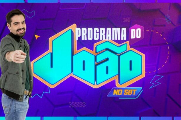 João Silva na arte de divulgação, com o logo, do Programa do João
