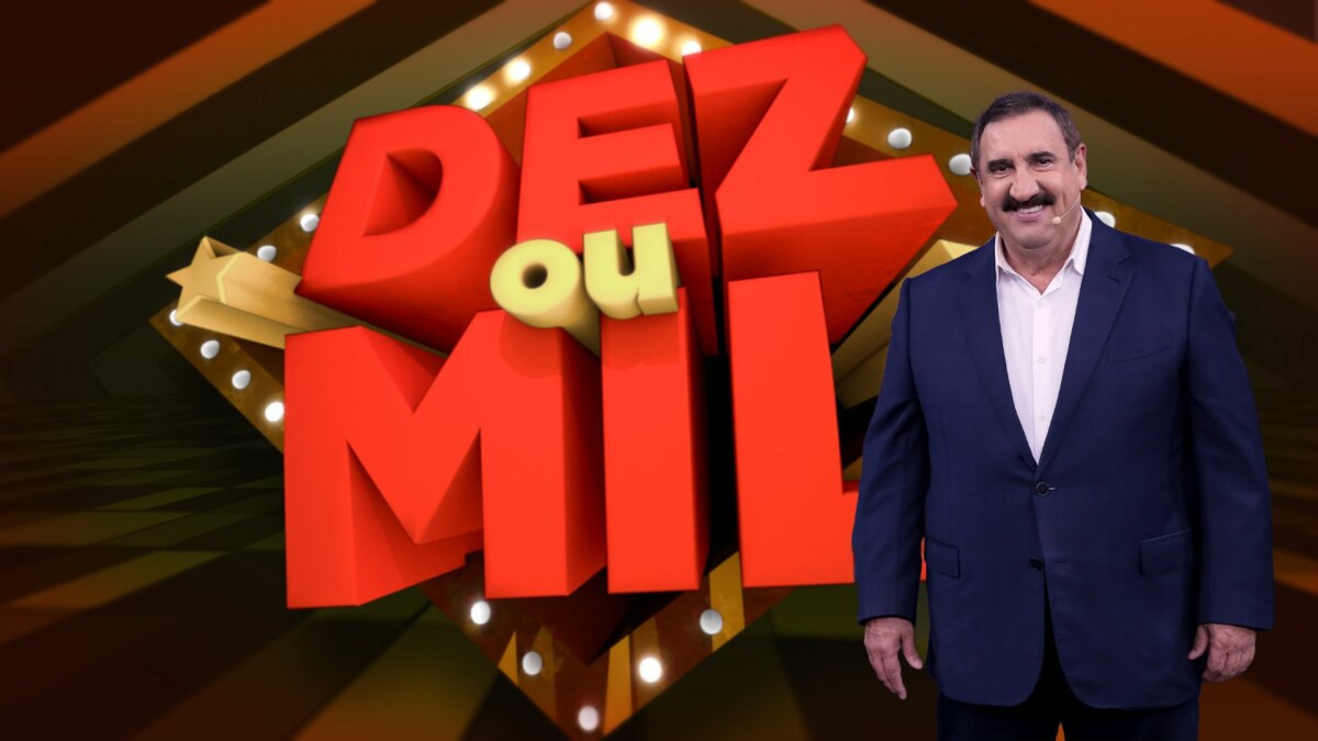 Ratinho em trecho do quadro Dez ou Mil no Programa do Ratinho