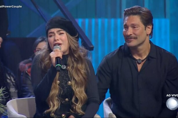 Rayanne e Victor em trecho da final do Power Couple