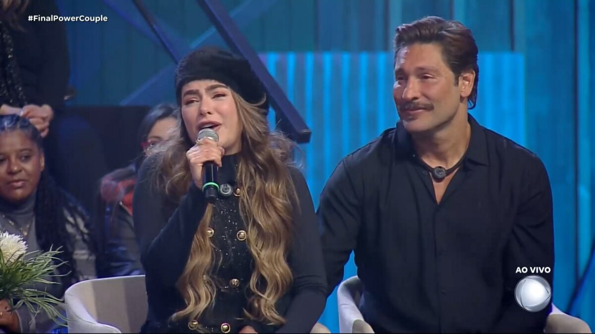 Rayanne e Victor em trecho da final do Power Couple