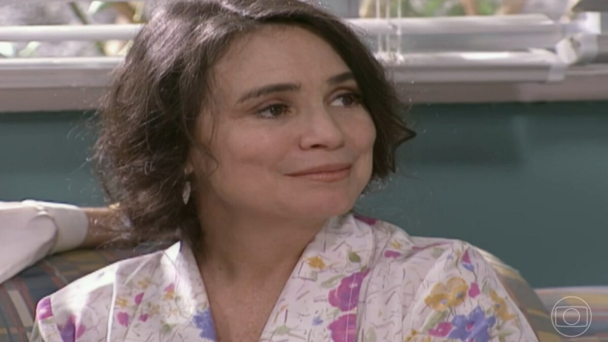 Regina Duarte, como Helena, em trecho da novela História de Amor