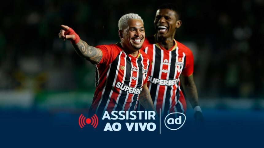 Jogadores na arte onde assistir a partida São Paulo x Athletico pela Copa do Brasil