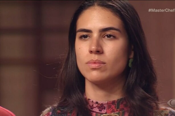 Sofia série ao ser eliminada do MasterCjhef Brasil