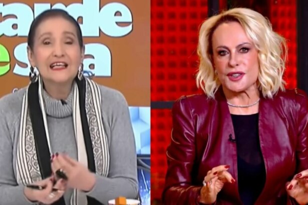 Sonia Abrão e Ana Maria Braga em uma montagem