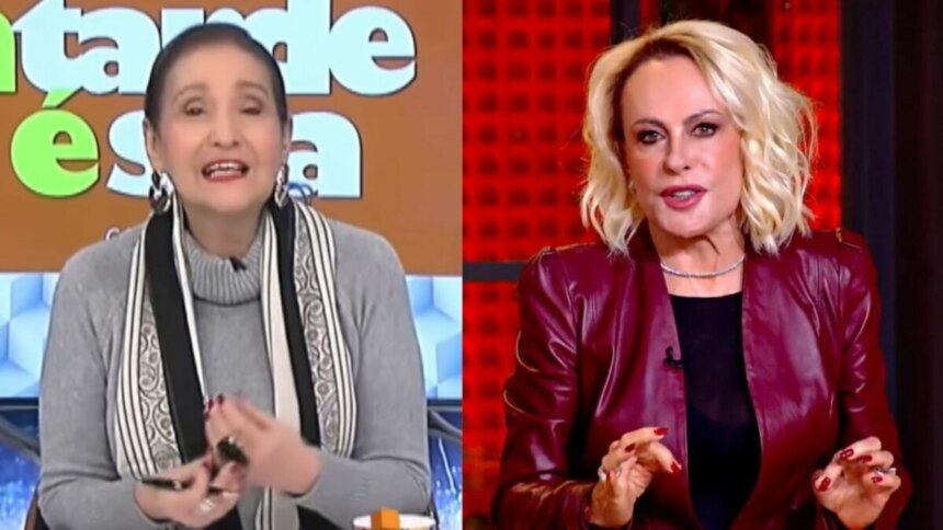 Sonia Abrão e Ana Maria Braga em uma montagem