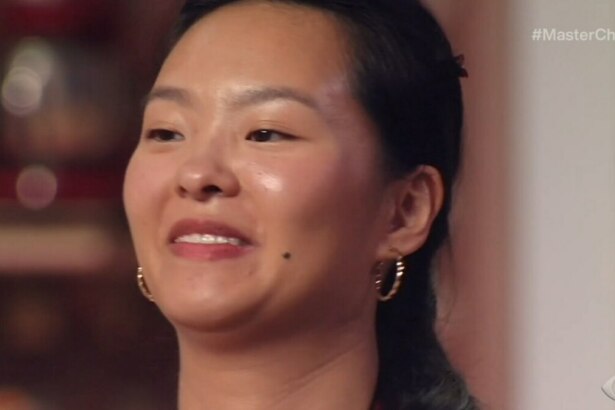 Teresa sorridente após vitória na repescagem do masterchef