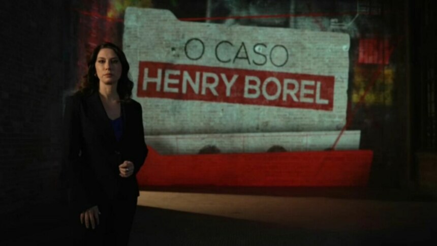 Thais Furlan na arte de divulgação da estreia da nova temporada do Doc Investigação sobre o caso Henry Borel