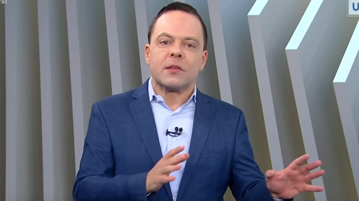 Thiago Gardinali em trecho do programa Balanço Geral Manhã na RECORD