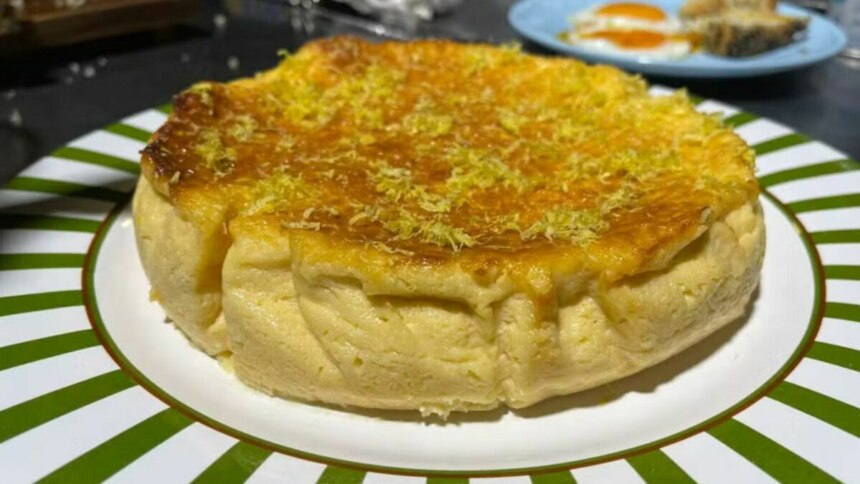 Torta assada de limão-siciliano em trecho de receita Mais Você
