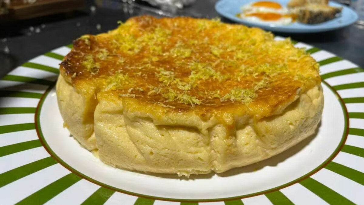 Torta assada de limão-siciliano em trecho de receita Mais Você