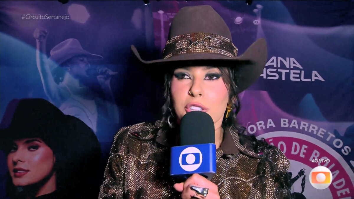 Ana Castela anuncia estreia na novela da Globo durante entrevista ao vivo na Festa do Peão de Barreto