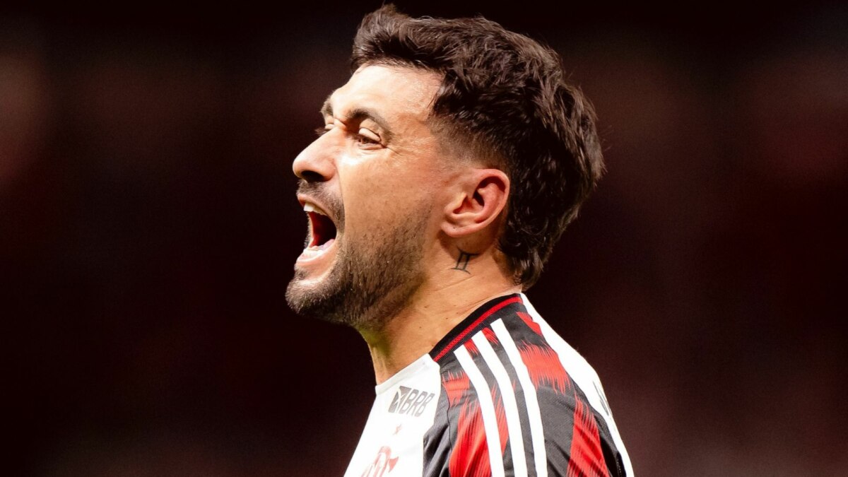 Arrascaeta em trecho do Flamengo x Inter pela Libertadores
