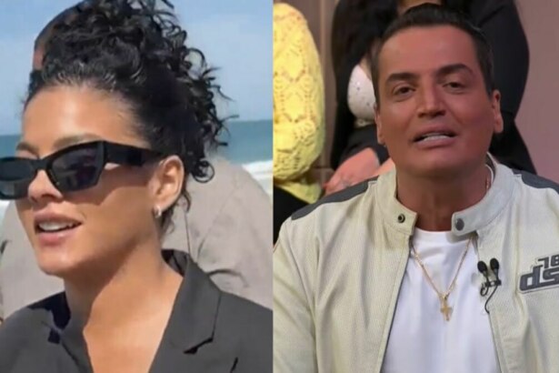 Bella Campos e Leo Dias em uma montagem