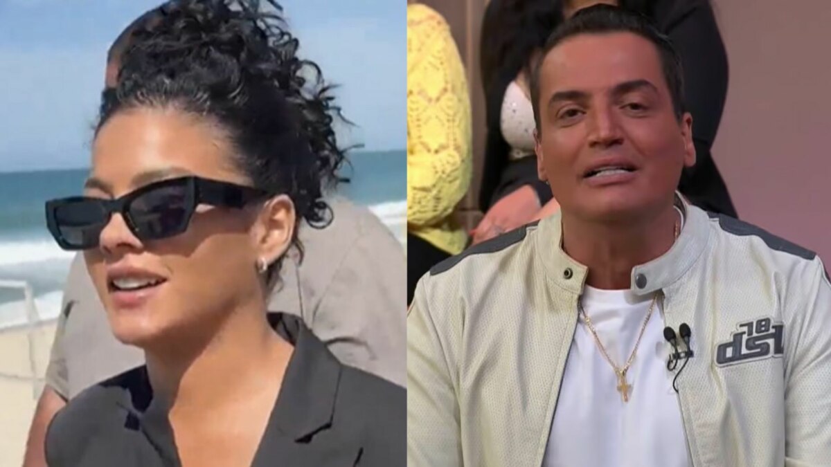 Bella Campos e Leo Dias em uma montagem