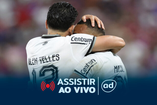 Jogadores em campo na arte onde assistir ao jogo Botafogo x LDU pela Libertadores