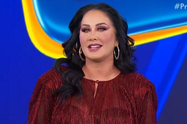 Helen Ganzarolli em trecho do quinto sorteio da Tele Sena