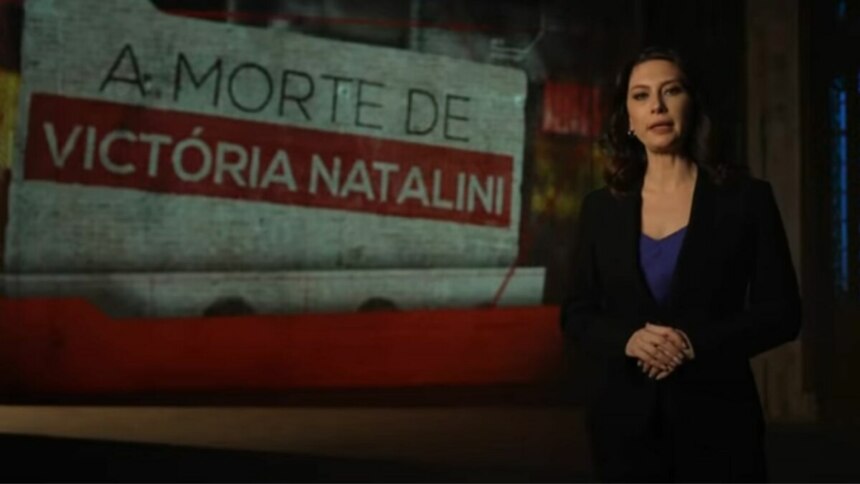 Thais Furlan em trecho do episódio do Doc Investigação no caso sobre a morte de Victória Natalini