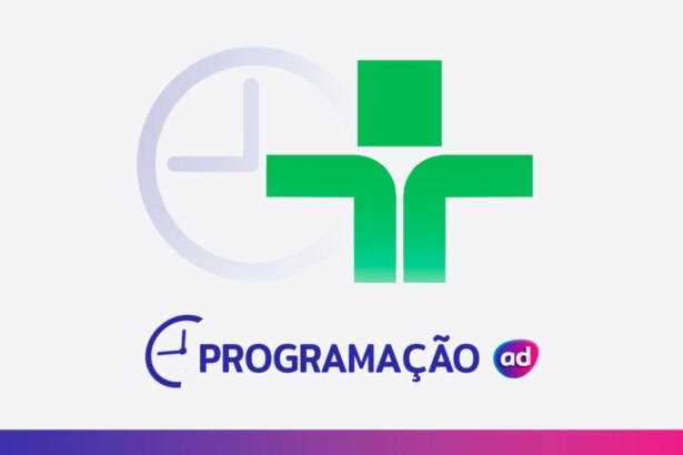 O logo da TV Cultura ao lado de um ícone de relógio, com o título "Programação" em cinza na parte inferior.