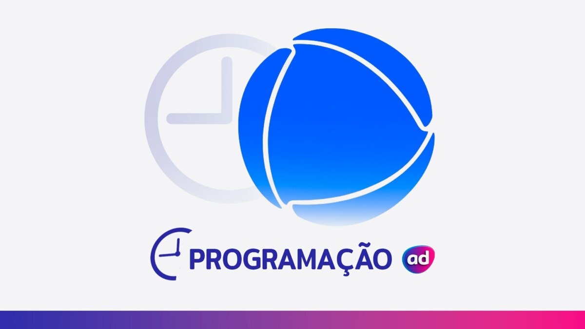O logo da Record News ao lado de um ícone de relógio, com o título "Programação" em cinza na parte inferior.