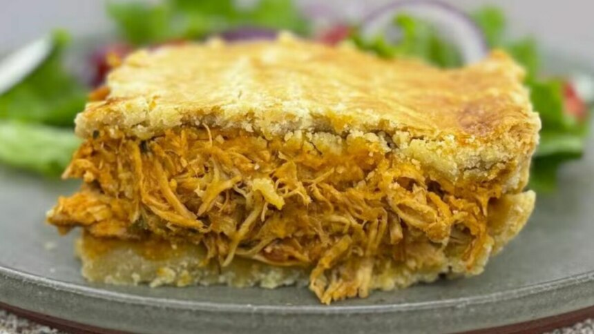 Empadão de frango em trecho de Receita no É de casa