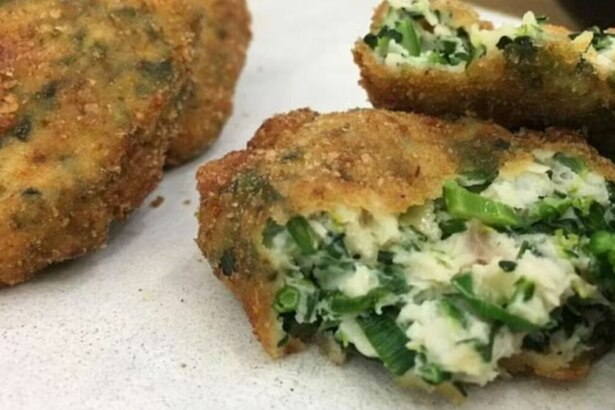 Empanado de frango em trecho de receita no Mais Você