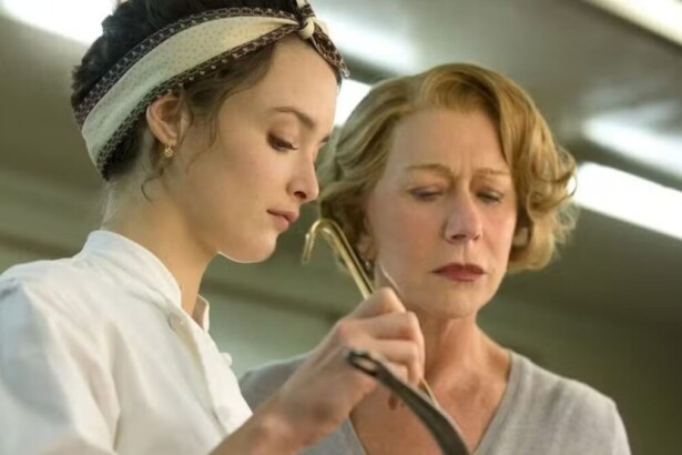 Trecho do filme A 100 Passos de um Sonho, em uma cena de duas mulheres na cozinha