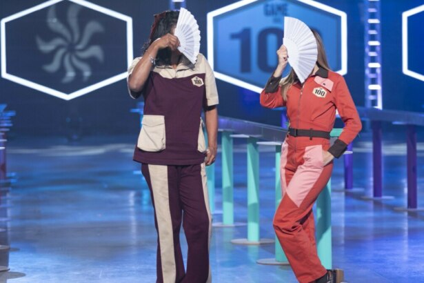 Marcia Fu e Rafa Brites abrem o leque nos bastidores de uma das provas do Game dos 100