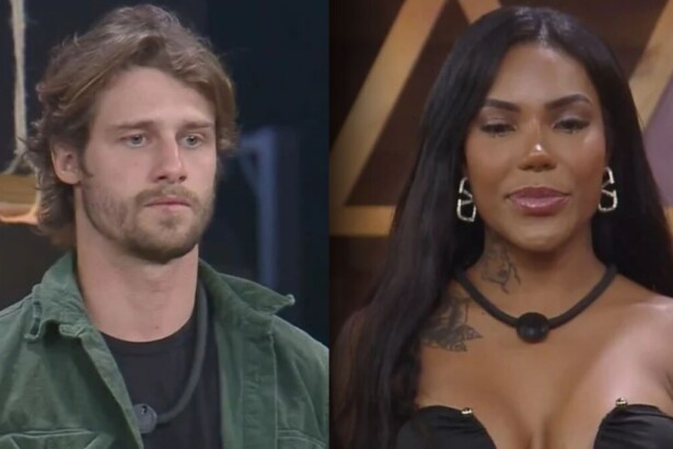 Matheus Martins e Carol Lekker em uma montagem na A Fazenda