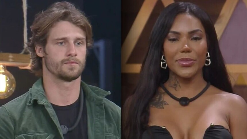 Matheus Martins e Carol Lekker em uma montagem na A Fazenda