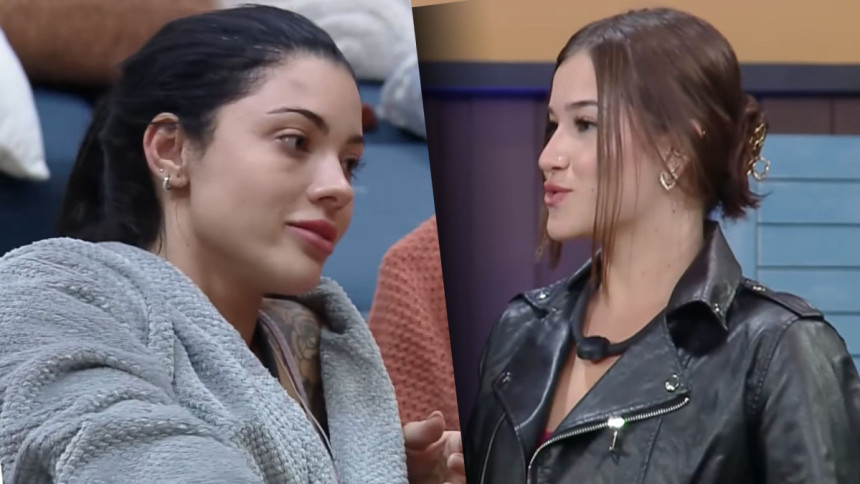 Rayane e Duda Wendling em uma montagem na A Fazenda