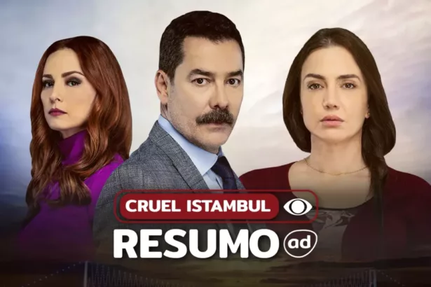 Seniz, Agah e Seher em arte do resumo de Cruel Istambul