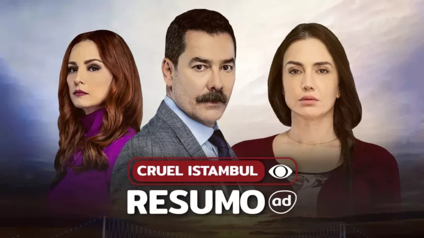 Seniz, Agah e Seher em arte do resumo de Cruel Istambul