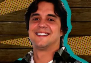Guilherme Boury sorridente em registro de A Fazenda 17