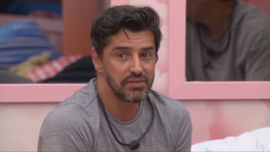 Alberto Cowboy no quarto rosa do BBB 26