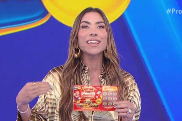 Patricia Abravanel em trecho do segundo sorteio da Tele Sena de Mães